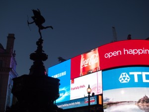 London by night - ready for the celebrations!