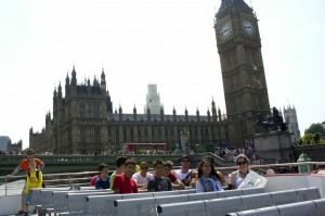 Students in Westminster, London