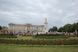 Buckingham Palace, one of the Queen's official residences