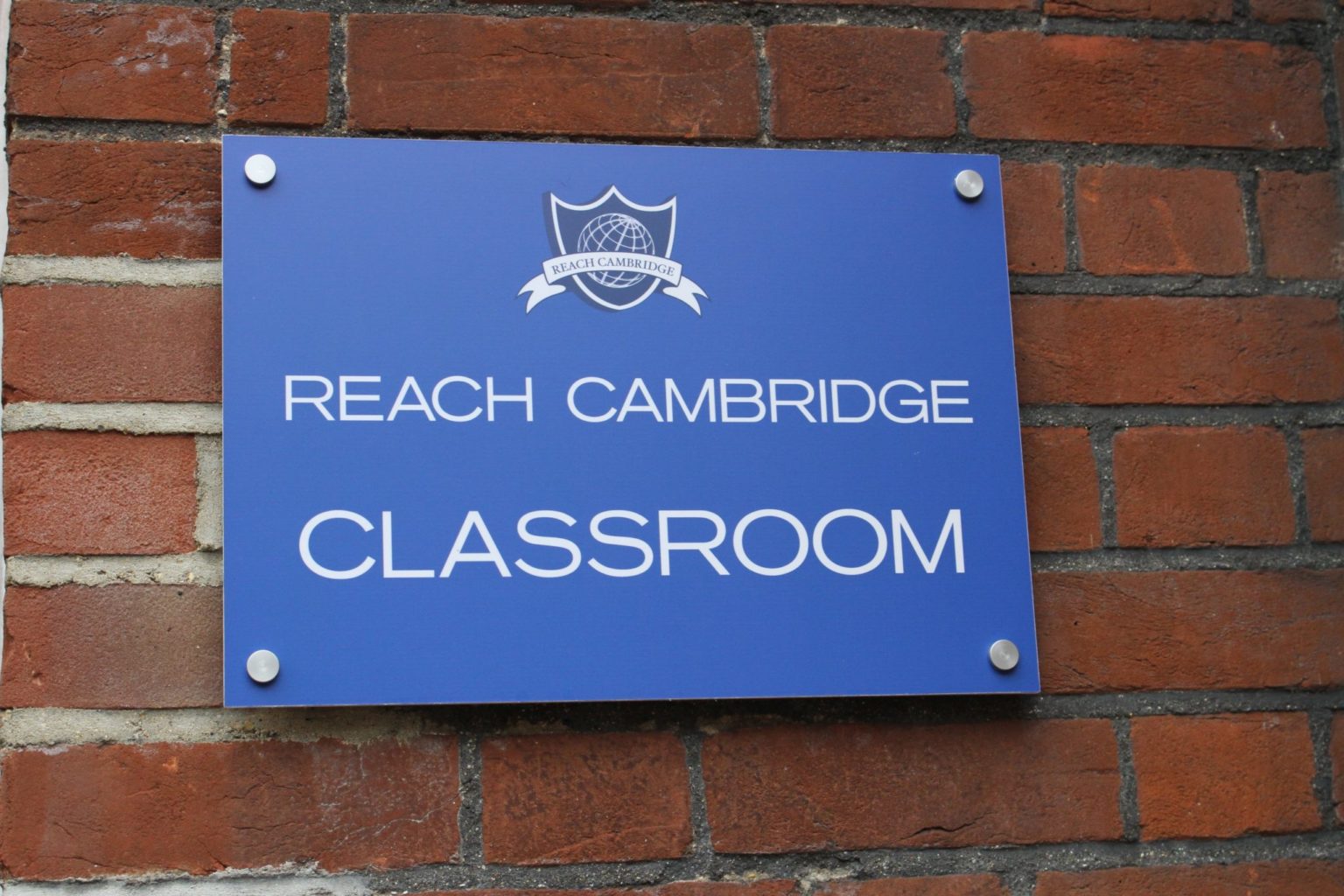 Reach classroom sign