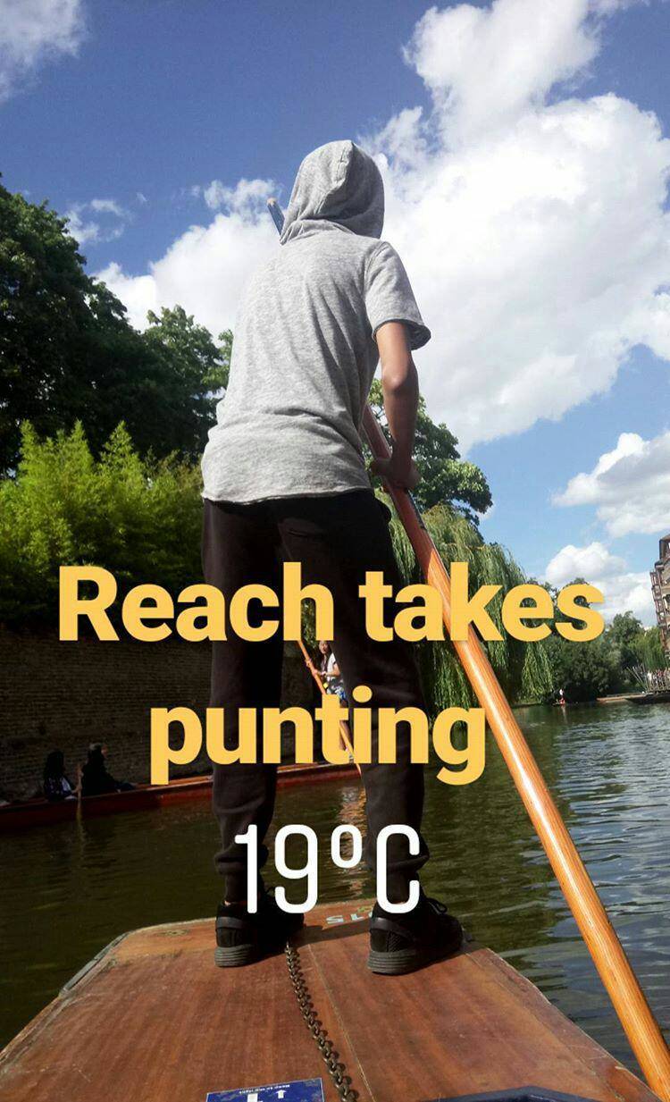 Punting on the river