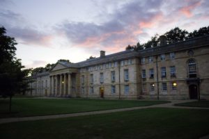 Cambridge at sunset